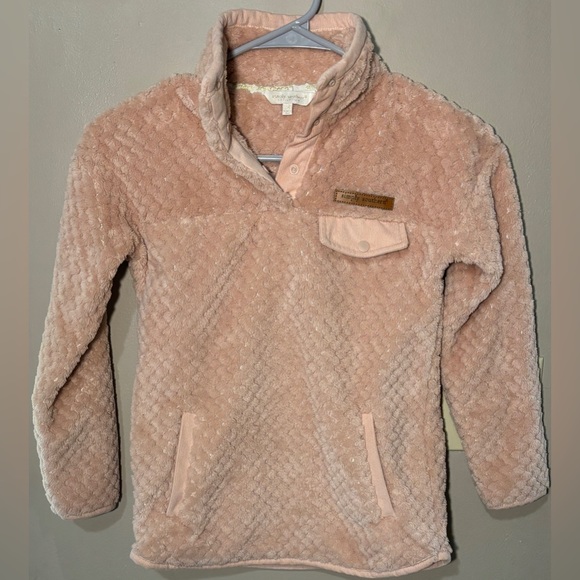 Little Girl Simply Southern Sherpa Pullover - Picture 2 of 4